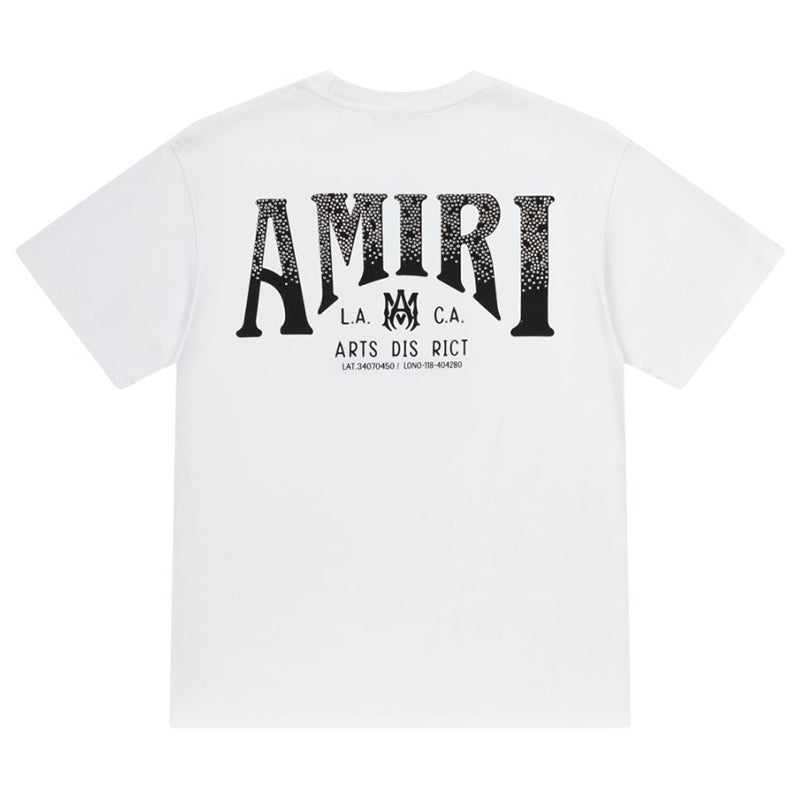 AMIRI AM Logo Cotton Jersey T-Shirts AMIRI