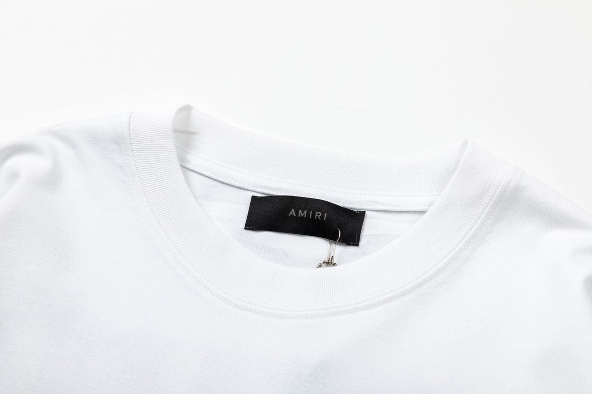 AMIRI AM Logo Cotton Jersey T-Shirts AMIRI