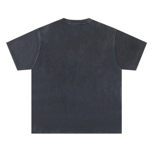 Washed Distressed Rhinestone T-shirt