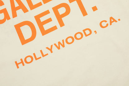 Gallery Dept Apricot Cotton T-shirt